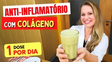 Só 1 POR DIA para PELE, ARTICULAÇÕES e CABELO (+ Colágeno e Anti-inflamatório) - Fácil e Gostoso