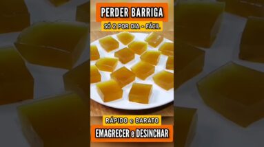 Só 2 POR DIA para EMAGRECER, DESINCHAR e PERDER BARRIGA - Fácil, Rápido e Barato