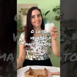 O leite vegetal mais barato! Fácil, saudável e combina com café!