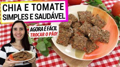 JUNTEI CHIA COM TOMATE E O RESULTADO FOI INCRIVELMENTE SAUDÁVEL! AGORA É FÁCIL TROCAR O PÃO!