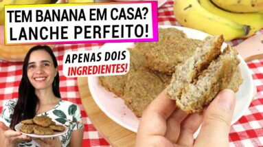 SÓ JUNTE A BANANA E A SEMENTE DE GIRASSOL! DESCOBERTA SAUDÁVEL PARA O SEU LANCHE DA TARDE!