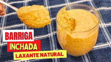 Café da Manhã para BARRIGA INCHADA e INTESTINO PRESO - LAXANTE NATURAL Gostoso, Fácil e Rápido