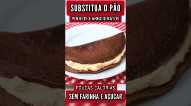 SUBSTITUA O PÃO! Só 4 INGREDIENTES, Sem Farinha e Açúcar, Poucas Calorias e Low Carb!