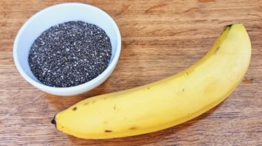 SUBSTITUA O PÃO, Misture BANANA e CHIA! Delícia Sem Trigo, Leite e Ovo, + Fibras e Anti-inflamatória