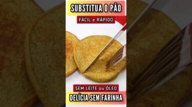 SUBSTITUA O PÃO! Delícia FÁCIL, SEM FARINHA E LEITE, Rápida e Saudável - Panqueca de Milho Perfeita!