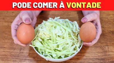 JANTAR INCRÍVEL para EMAGRECER, INTESTINO E INFLAMAÇÃO - Barato, Fácil e Gostoso (Low Carb)