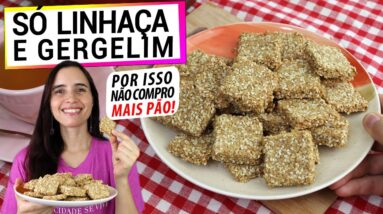 JUNTE A LINHAÇA COM O GERGELIM! É TÃO INCRÍVEL QUE NÃO COMPRO MAIS PÃO!