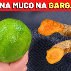 BEBIDA NATURAL para ELIMINAR MUCO NA GARGANTA (Pigarro, Catarro, Secreção..) - Fácil e Barato!