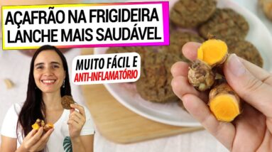 NA FRIGIDEIRA, FAÇA ISSO COM O AÇAFRÃO PARA O LANCHE DA TARDE MAIS ANTI-INFLAMATÓRIO E SAUDÁVEL!