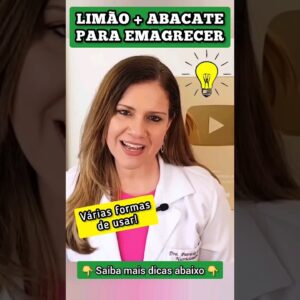 LIMÃO + ABACATE para EMAGRECER