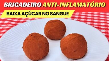 Brigadeiro ANTI-INFLAMATÓRIO e BAIXA AÇÚCAR NO SANGUE! Fácil, Rápido, Poucas Calorias e Carboidratos