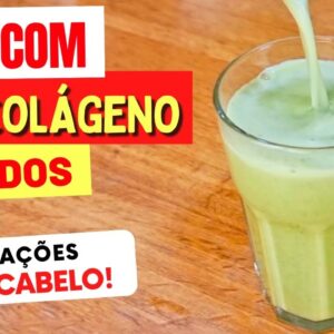 Suco com MAIS COLÁGENO de Todos - Bom para Pele, Cabelos e Articulações