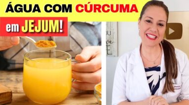 ÁGUA DE CÚRCUMA EM JEJUM - Veja O QUE ACONTECE com Você! (Use ASSIM!)