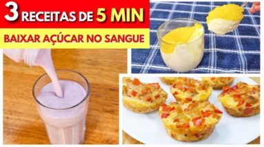 3 CAFÉS DA MANHÃ de 5 MIN e LOW CARB! Baixar Açúcar no Sangue, Gostosos, Fáceis e Saudáveis