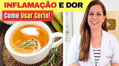 O Melhor CHÁ DE ALECRIM para INFLAMAÇÃO E DOR - 3 Combinações Poderosas, Como Usar e Dicas