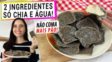 SÓ MISTURE A CHIA COM A ÁGUA E NÃO COMPRE MAIS PÃO! PÃO PREBIÓTICO MAIS SAUDÁVEL! É INCRÍVEL!