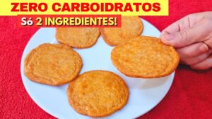 Quase ZERO CARBOIDRATOS! Delícia de 2 INGREDIENTES + Cobertura Incrível! Sem Farinha, Fácil e Rápido