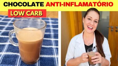 CHOCOLATE QUENTE LOW CARB, ANTI-INFLAMATÓRIO e Rico em PRÓTEINAS - Delicioso, Fácil e Rápido