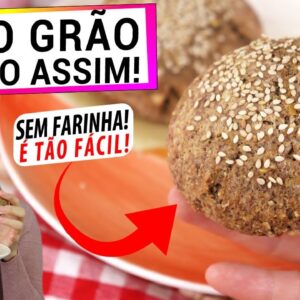 USE O GRÃO DE BICO ASSIM! SEM FARINHA, É FÁCIL, FAÇA PÃO SAUDÁVEL TODO DIA! SEM GLÚTEN E VEGANO!