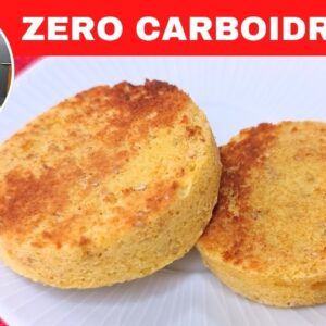 SUBSTITUA O PÃO! Só 2 MIN e ZERO CARBOIDRATOS! + Proteínas, Sem Trigo, Fácil, Rápido e Saudável