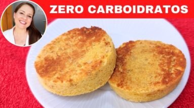 SUBSTITUA O PÃO! Só 2 MIN e ZERO CARBOIDRATOS! + Proteínas, Sem Trigo, Fácil, Rápido e Saudável