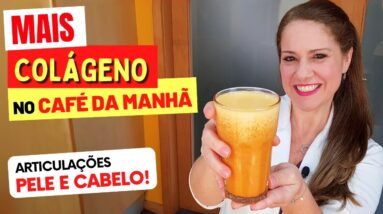 CAFÉ DA MANHÃ com MAIS COLÁGENO de Todos - Bom para Pele, Cabelos e Articulações