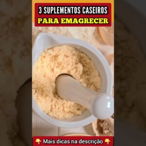 3 Suplementos CASEIROS para EMAGRECER (Low Carb)