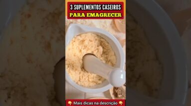 3 Suplementos CASEIROS para EMAGRECER (Low Carb)