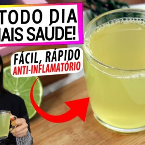 BEBA ESTE CHÁ TODAS AS MANHÃS PARA MAIS SAÚDE! ANTI-INFLAMATÓRIO, FÁCIL!