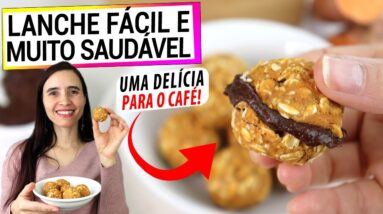 SEM AÇÚCAR, USE BATATA DOCE ASSIM PARA O LANCHE SAUDÁVEL FÁCIL PERFEITO!