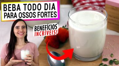 BEBA TODO DIA PARA OSSOS MAIS FORTES! COMBINE ASSIM ESTES INGREDIENTES PARA MAIS BENEFÍCIOS!