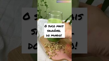 O suco mais saudável do mundo! Anti-inflamatório e medicinal, vai mudar sua vida! Descubra!