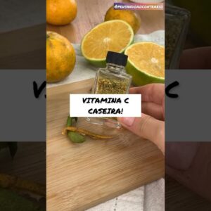 Vitamina C CASEIRA com esta casca de fruta! Nunca mais jogue fora!