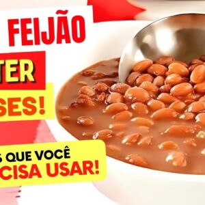 Coma FEIJÃO SEM TER GASES! 3 Dicas que VOCÊ PRECISA USAR!