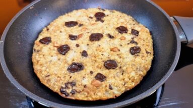 Bolo de Frigideira SEM FARINHA, AÇÚCAR, LEITE E MANTEIGA - Delicioso, Fácil, Rápido e Saudável