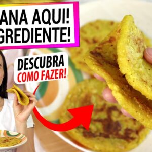 SÓ BANANA! AMASSE ASSIM A BANANA DA TERRA! LANCHE FÁCIL, SAUDÁVEL E TOTALMENTE SEM FARINHA!