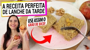 GRÃO DE BICO E MAÇÃ, MISTURE ASSIM PARA MAIS SAUDE! FAÇA ISSO PARA UM LANCHE SAUDÁVEL DELICIOSO!