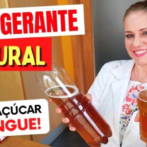 Refrigerante NATURAL que BAIXA AÇÚCAR NO SANGUE e ANTI-INFLAMATÓRIO - Gostoso e Saudável