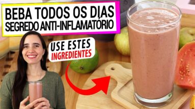 ESTA BEBIDA SUPER ANTI-INFLAMATÓRIA TEM UM SEGREDO! DESCUBRA O PODER DESTES INGREDIENTES!