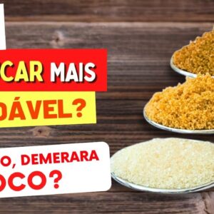 AÇÚCAR MASCAVO, DEMERARA ou de COCO? Qual é MELHOR?