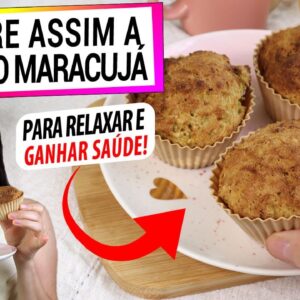 SE TEM AVEIA, FAÇA ESTE LANCHE FÁCIL SAUDÁVEL COM O MARACUJÁ! FOFINHO E S/ AÇÚCAR, NÃO PARO DE FAZER