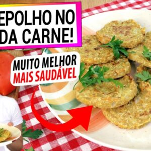 USE ISSO NO LUGAR DA CARNE! MUITO MELHOR, SAUDÁVEL, FÁCIL PARA TODO DIA! AGORA FAÇO SEMPRE!