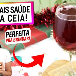 GANHE SAÚDE NESTE NATAL E ANO NOVO COM ESTA BEBIDA ANTI-INFLAMATÓRIA! DRINK SEM ÁLCOOL DELICIOSO!