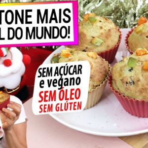 TEM AVEIA? ENTÃO FAÇA ESTE PANETONE SAUDÁVEL EM MINUTOS! SEM GLÚTEN, VEGANO E SEM AÇÚCAR!