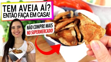 TEM AVEIA E ÁGUA? DESCUBRA ESTE LANCHE FÁCIL E SAUDÁVEL PARA QUALQUER HORA! MISTURE ASSIM!