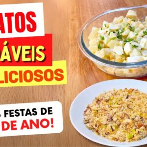 7 Acompanhamentos SAUDÁVEIS para as FESTAS DE FIM DE ANO - Fáceis e Deliciosos