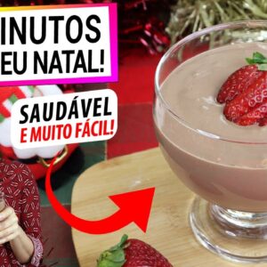 SÓ 5 MINUTOS PARA ESTA SOBREMESA SAUDÁVEL FICAR PRONTA! FÁCIL E RÁPIDA PARA O NATAL E ANO NOVO!