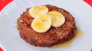 SUBSTITUA O PÃO! Só 5 MIN, SEM AÇÚCAR E FARINHA, + Fibras e Proteínas, Fácil, Leve e Deliciosa