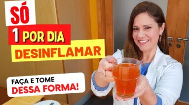 Só 1 POR DIA para DESINFLAMAR! (Dores, Cansaço, Emagrecer,...) - Gostoso, Fácil e Rápido