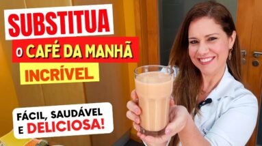 CAFÉ DA MANHÃ de 4 INGREDIENTES, ANTI-INFLAMATÓRIO, + FIBRAS E PROTEÍNAS (Fácil, Rápido e Saudável)